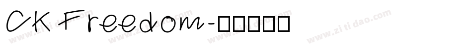 CK Freedom字体转换